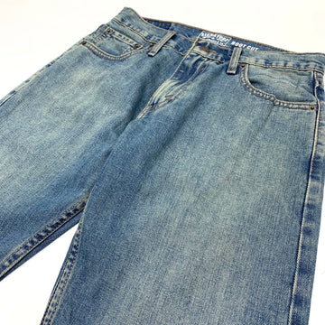 Aidase Boot Cut Denim Men Jeans Distressed Old Heavy Washed Pants for Youth Retro Amekaji American Style Loose Male Full Long Trousers aidase-shop